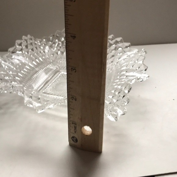 Depression Glass candy dish. - Picture 8 of 9